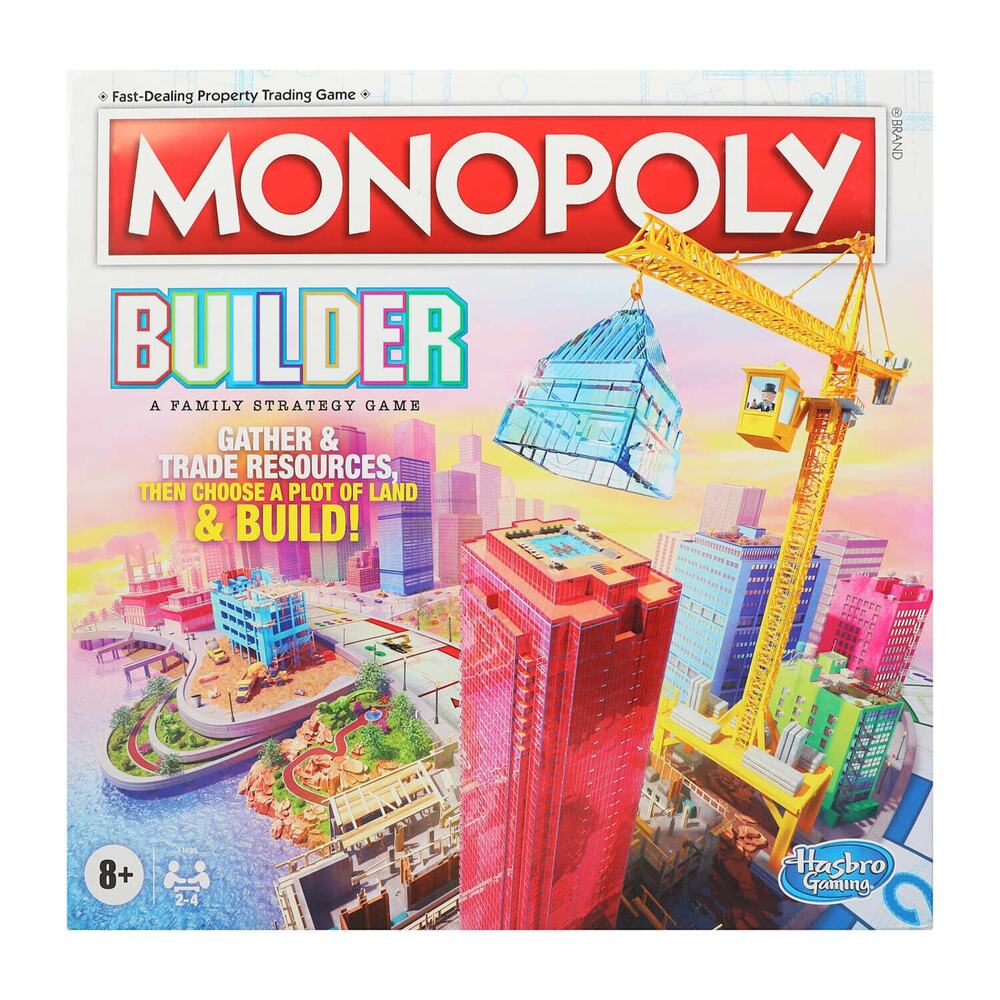 🔥Monopoly Builder Board Game Strategy Game Family Game BNWT💥